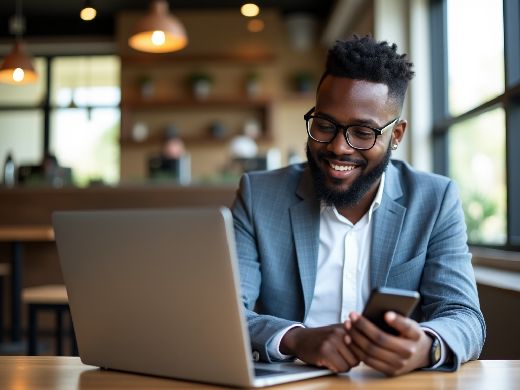 Young adults planning finances